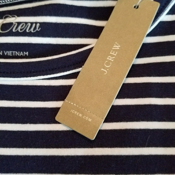 J. CREW STRIPED CROP TOP - Picture 4 of 8
